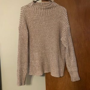 Mock Neck Knit Sweater